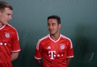 Fussball 1. Bundesliga 2013/2014:  Fototermin beim  FC Bayern Muenchen