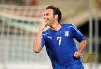Fussball International EM 2012 - Qualifikation : Giampaolo Pazzini (Italien)