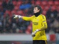 Fussball: Europa League, Saison 2010/2011: Torwart Fabian Giefer  (Leverkusen)