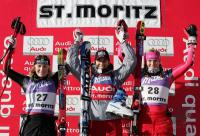 Ski Alpin;  Abfahrt Damen  St. Moritz