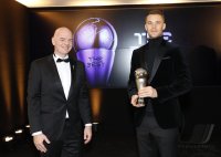 Fussball FIFA The Best Football Awards 2020: Welttorhueter Torwart Manuel Neuer (FC Bayern Muenchen)