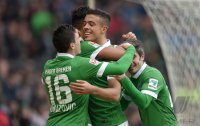 Fussball, 1. Bundesliga  Saison 2014/2015: Werder Bremen - FC Augsburg
