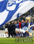 Fussball DFB Pokal: Schalke - Hannover, Schalker Schlussjubel