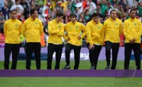 FUSSBALL Olympia 2012 FINALE: Enttaeuschung bei Brasilien