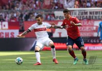 Fussball 1. Bundesliga Saison 17/18: FC Bayern Muenchen -  VfB Stuttgart