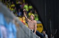 Fussball DFB Pokal 2. Runde 13/14 : Ultra Fan (Borussia Dortmund)