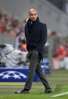 Fussball CHL  Saison 2013/2014: Trainer Pep Guardiola (FC Bayern Muenchen)
