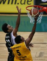 Bsaketball 1. Bundesliga Walter Tigers Tuebingen 65-60  Skyliners Frankfurt