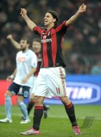 FUSSBALL SERIE A:  Zlatan Ibrahimovic (AC Mailand)
