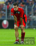 FUSSBALL  2. Bundesliga   Oliver Unsld  (SSV) schwer am Knie verletzt