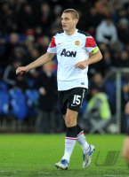 Fussball CHL  Saison 2011/2012: Nemanja Vidic (Manchester United FC)