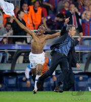 FUSSBALL  International CHL 2009/2010 :  JUBEL  Trainer Jose Mourinho (Inter)