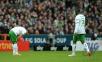 Fussball, 1. Bundesliga  Saison 2013/2014: SV Werder Bremen - Borussia Moenchengladbach