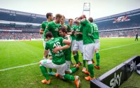 Fussball, 1. Bundesliga  Saison 2013/2014: SV Werder Bremen - Hamburger SV