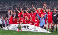 FUSSBALL CHAMPIONSLEAGUE FINALE 2000/2001:  JUBEL FC Bayern Muenchen