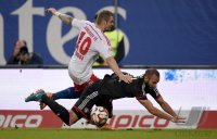 Fussball, 1. Bundesliga  Saison 2014/2015: Hamburger SV - Bayer 04 Leverkusen