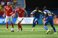 FUSSBALL WM 2014, Gruppenphase: Schweiz - Ecuador