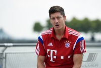 FUSSBALL 1. Bundesliga 14/15: Robert Lewandowski (FC Bayern Muenchen)