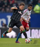 Fussball, 1. Bundesliga  Saison 2014/2015: Hamburger SV - SV Werder Bremen