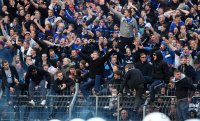 Fussball, 1. Bundesliga  Saison 2014/2015 Relegation: Karlsruher SC - Hamburger SV