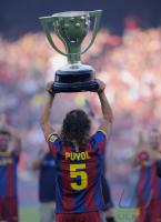 FUSSBALL International :  FC Barcelona wir als  spanischer Meister geehrt 09/10