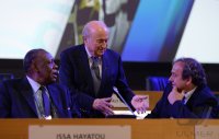 FUSSBALL 63. FIFA  Kongress auf Mauritius 2013: FIFA Praesident Blatter (Schweiz)