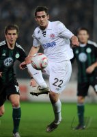 Fussball: 1. Bundesliga Saison 2010/2011: St. Pauli, BARTELS am Ball
