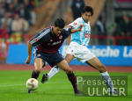 FUSSBALL 1. Bundesliga Spielszene FCB - 1860