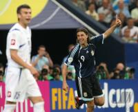 Fussball WM 2006: Argentinien - Serbien/Montenegro