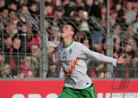 Fussball 1. Bundesliga  Saison 2010/2011:  SC Freiburg - SV Werder Bremen