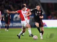 Fussball 1. Bundesliga Saison 14/15:  FC Augsburg - FC Bayern Muenchen