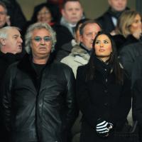 Fussball INTERNATIONAL  Flavio Briatore  mit Frau Elisabetta Gregoraci