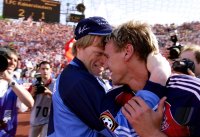 Fussball  1. Bundesliga  2000/2001: FC Bayern Muenchen - 1. FC Kaiserslautern