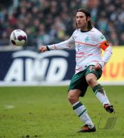 FUSSBALL, 1. BUNDESLIGA, 22. Spieltag: Bremen, FRINGS Einzelaktion