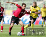 Fussball Testspiel: Leverkusen - Dresden, Zweikampf