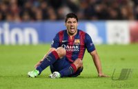 Fussball CHL  Saison 2014/2015: Luis Suarez (Barca)
