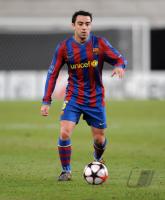 FUSSBALL  International CHL 09/10 : Xavi Hernandez (Barca)