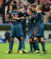 FUSSBALL  CHL  Saison 2013/2014: JUBEL FC Bayern Muenchen