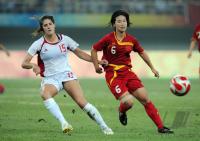 FUSSBALL  Olympia 2008   Vorrunde  Frauen    Canada - China