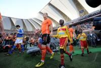 FUSSBALL WM 2010, VIERTELFINALE: Holland - Brasilien