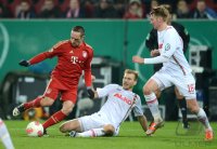 FUSSBALL DFB POKAL  Saison 2012/2013:  FC Augsburg - FC Bayern Muenchen