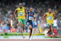 LEICHTATHLETIK  Olympia 2008 100 M Maenner Finale