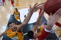 Basketball 1. Bundesliga 13/14:  Walter Tigers Tuebingen - FC Bayern Muenchen