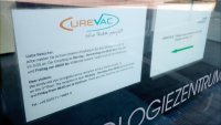 Korona-Krise: Logo des Tuebinger biopharmazeutisches Unternehmen CureVac AG