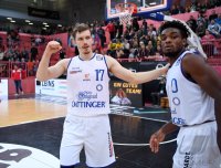 Basketball 1. Bundesliga 17/18 Hauptrunde: Walter Tigers Tuebingen - Oettinger Rockets Gotha/Erfurt