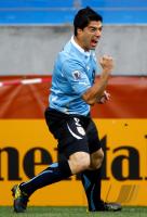 FUSSBALL WM 2010,  Achtelfinale: Uruguay - Suedkorea