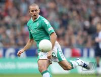 Fussball 1. Bundesliga: Werder, ANDREASEN Einzelaktion