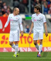 Fussball 1. Bundesliga, Saison 2011/2012:  1. FC Nuernberg - FC Bayern Muenchen