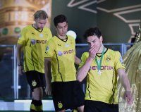 Fussball Pokalfinale 13/14: Enttaeuschung Mats Hummels (Borussia Dortmund)