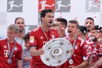 Fussball 1. Bundesliga Saison 17/18: Meister FC Bayern Muenchen